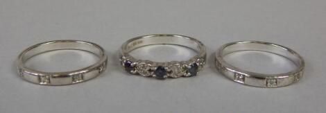 A Brooks & Bentley eternity ring set