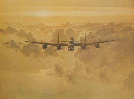 After Gerald Coulson. Lancaster Bomber