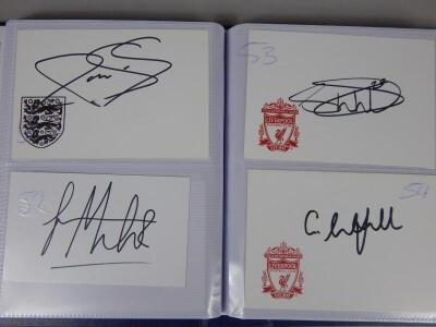 A large quantity of Liverpool Football Club signatures - 2