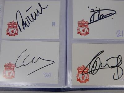 A large quantity of Liverpool Football Club signatures - 3