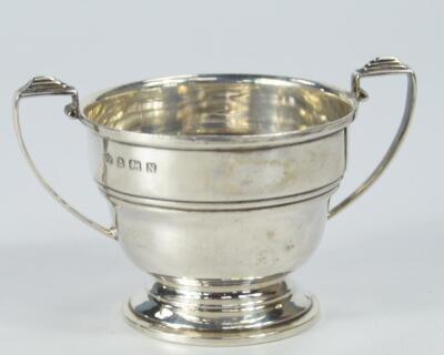 A George VI silver two-handled trophy cup