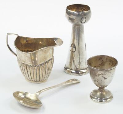 A George VI silver egg cup