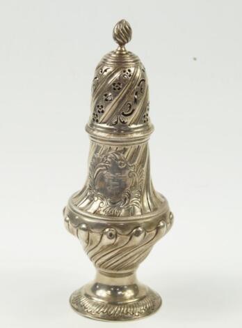 A Victorian silver sugar sifter