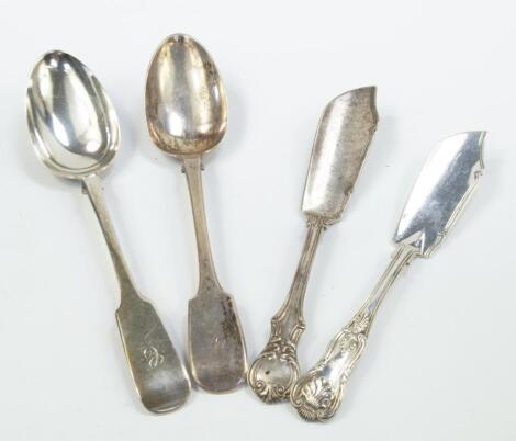 A Victorian Irish silver tablespoon