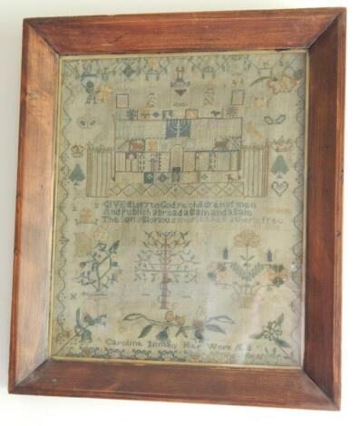 A George III pictorial and motto sampler