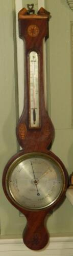 To GR270716. A mid 19thC mahogany wheel barometer