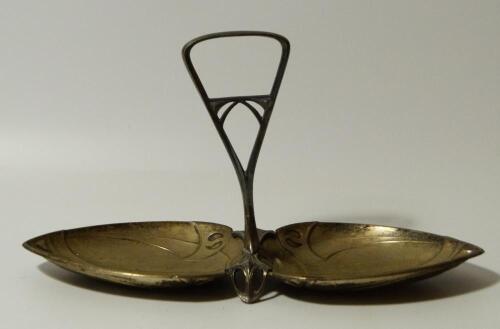 A WMF Art Nouveau two division stand