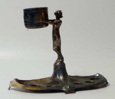 A WMF electroplated table stand