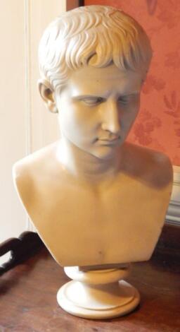 After the Antique. A male portrait bust