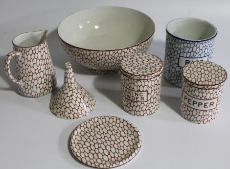 Various Maling pottery Cobblestones pottery