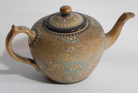 An early 20thC Royal Doulton Slater's patent teapot