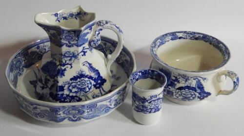 Various 20thC Mason's Patented Ironstone blue and white china