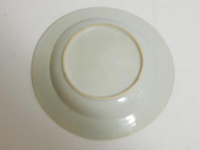 An 18thC Chinese export blue and white porcelain bowl - 2