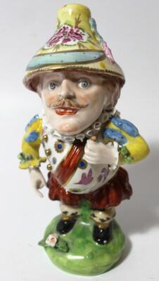 To GR270716. An early 19thC porcelain Mansion House dwarf