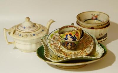 Various 18thC and later porcelain and pottery