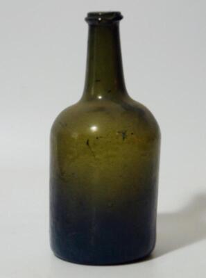 An 18thC green bottle