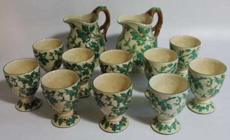 A Mason's oak lemonade set