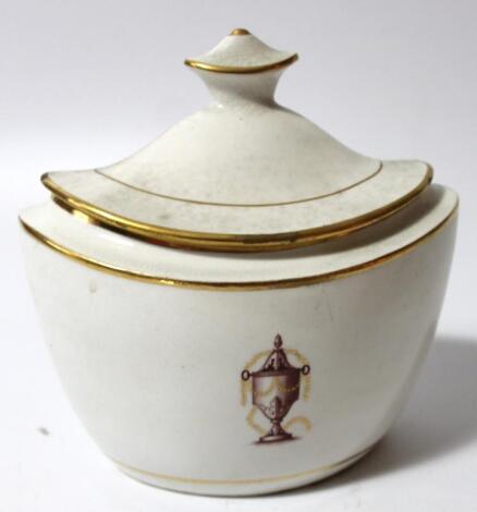 An early 19thC porcelain sucrier