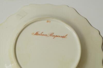 A quantity of 19thC porcelain plates - 2