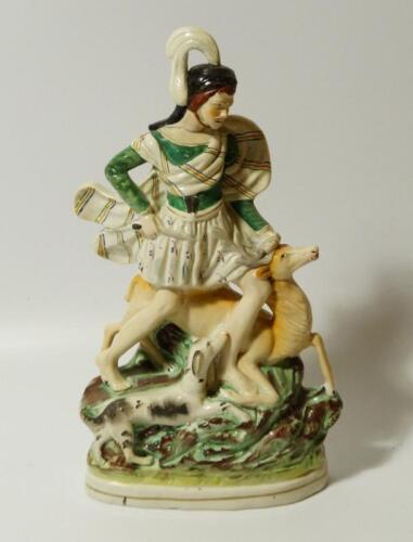 A mid-19thC Staffordshire figure group