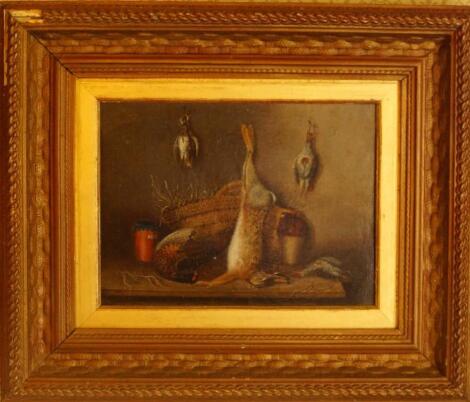 19thC British School. Hanging game - still life