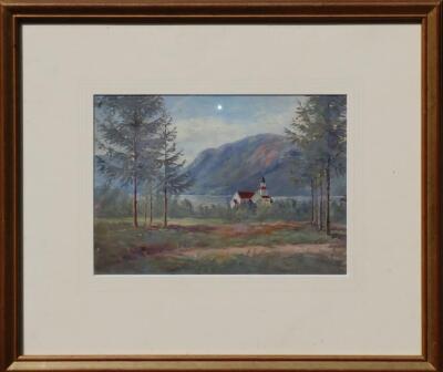 To GR270716. 19thC/20thC Continental School. Mountain landscape