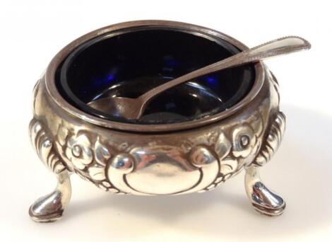 A Victorian silver open salt