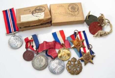 Various medals