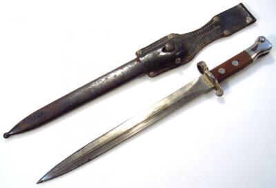 A VP L 97 bayonet and scabbard