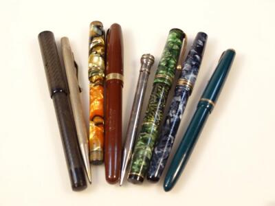 Various fountain pens