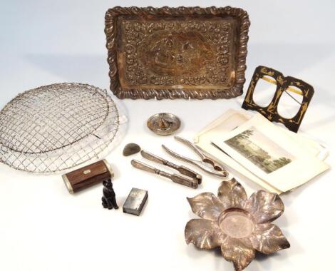 Various silver plate collectables and metalware