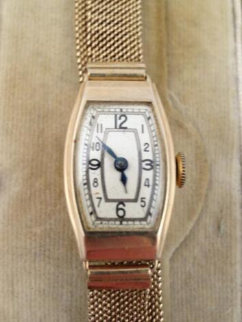An early 20thC ladies cocktail watch
