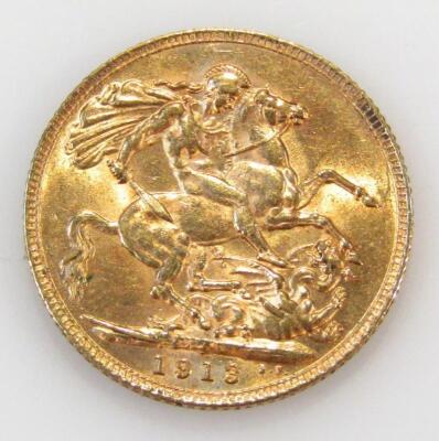 A George V gold full sovereign dated 1930.