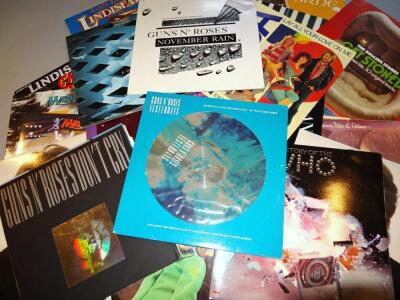 A collection of LP records - 2