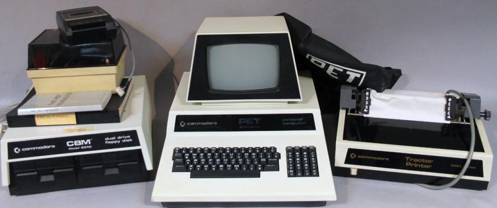 A Vintage Commodore C CBM model 2040 computer system