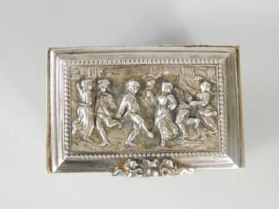 A late 19thC French silver plated casket - 3