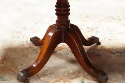 A Regency style solid mahogany twin pedestal dining table - 2