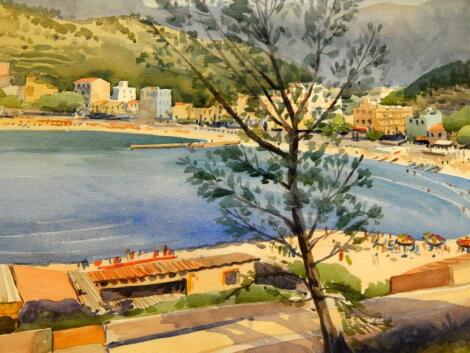 W C Wisdish FRSA (1910-70); Puerto de Soller