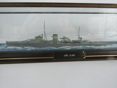 A scale model of the leander light cruiser HMS Ajax - 2