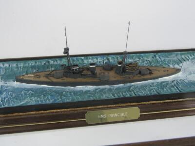 A scale model of the battle cruiser HMS Invincible - 2