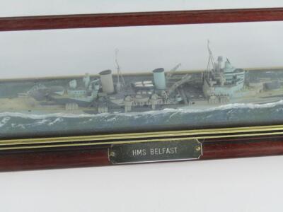 A scale model of the light cruiser HMS Belfast - 2