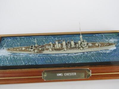 A scale model of the light cruiser HMS Chester - 2