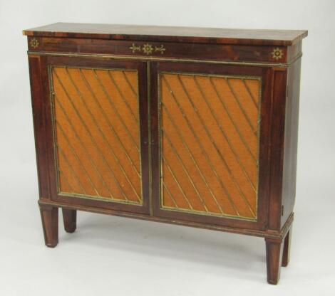 A Regency rosewood chiffonier