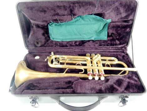 An Odyssey brass trumpet