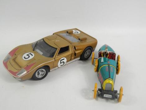 A Universal Hobbies 18th scale model Ford GT40