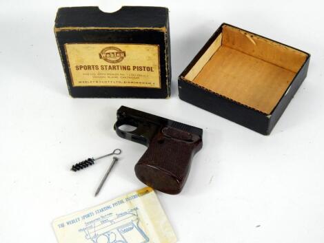 A Webley & Scott Sports starting pistol