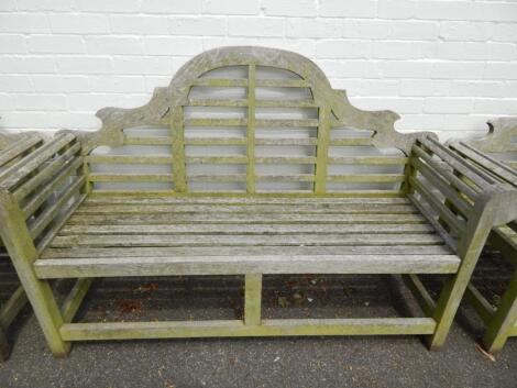 A Lutyens style garden bench