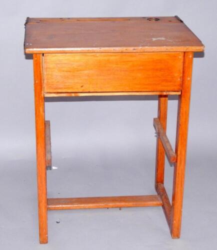 An old school desk