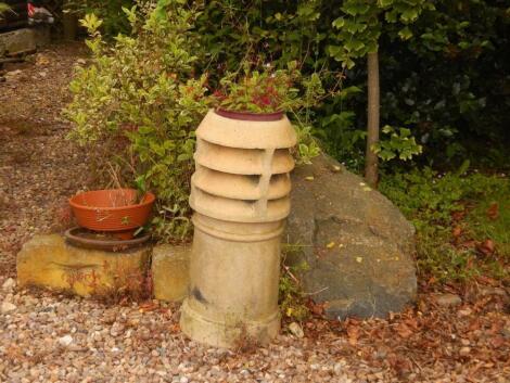 A chimney pot.