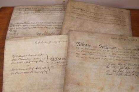 Cholmondeley Estates in Lincolnshire. A collection of 18thC legal documents